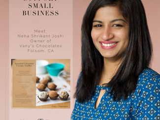 Support Small Business | Vany's Chocolates | Folsom, CA