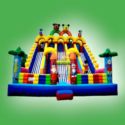 Buy 22x26ft Mickey Mouse Bouncy Castle with 5 Slides | Wonderides