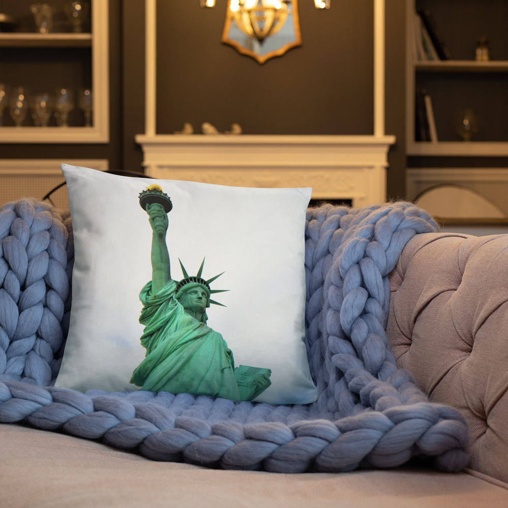 Lady Liberty in the Clouds