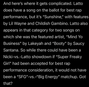 Nicki Minaj drags Latto into her Grammy rant.