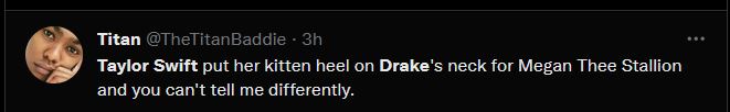 Drake shading Taylor Swift over Billboard Chart. 
