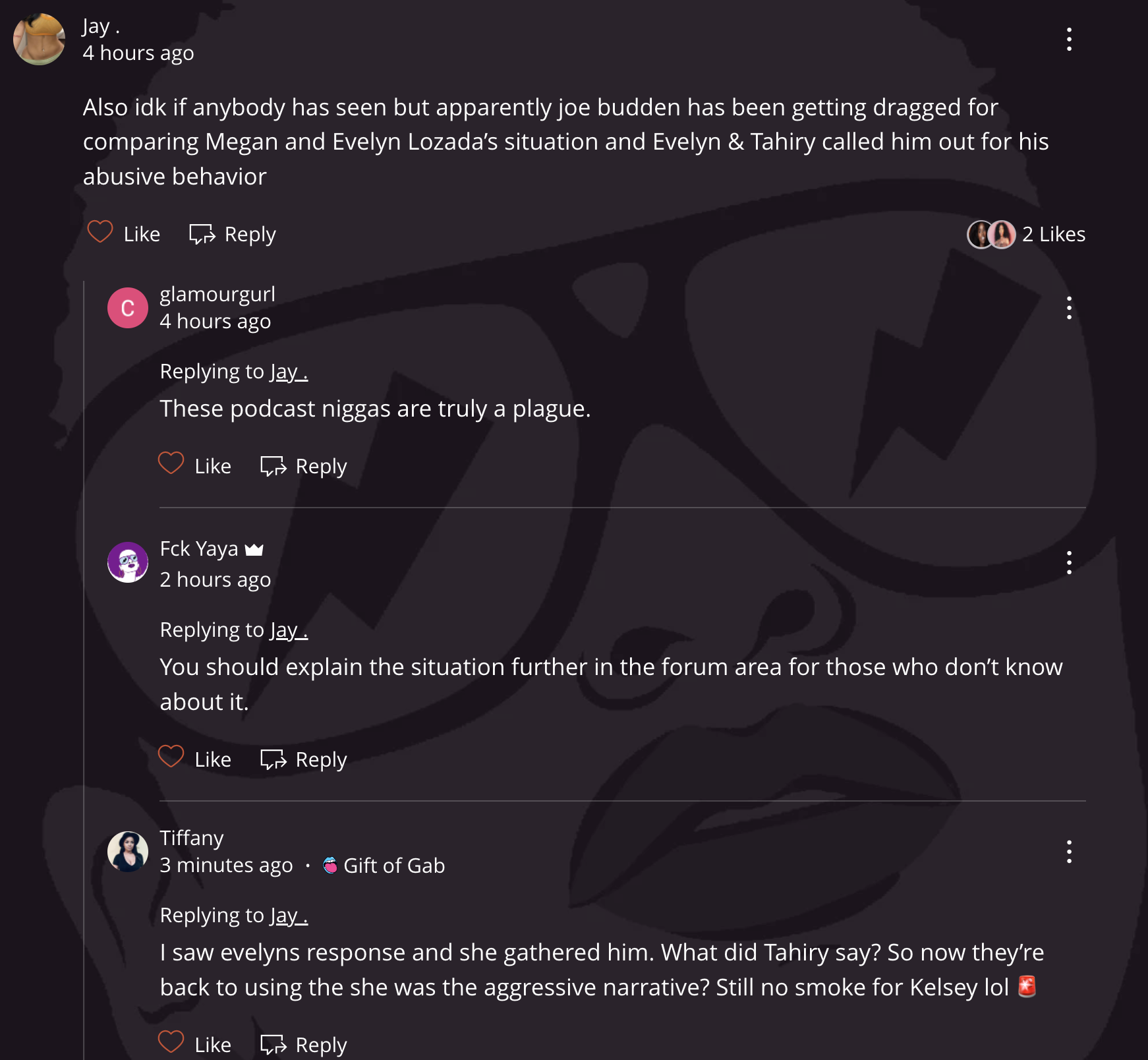 Joe Budden Gets Dragged Convo content media