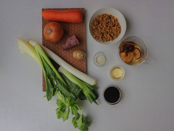 SOY MEAT & VEGETABLES SOUP