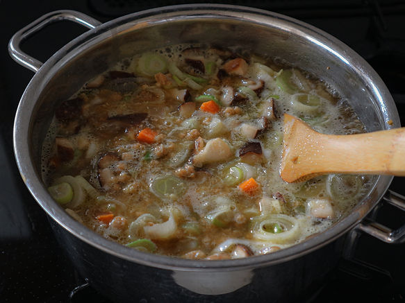 SOY MEAT & VEGETABLES SOUP