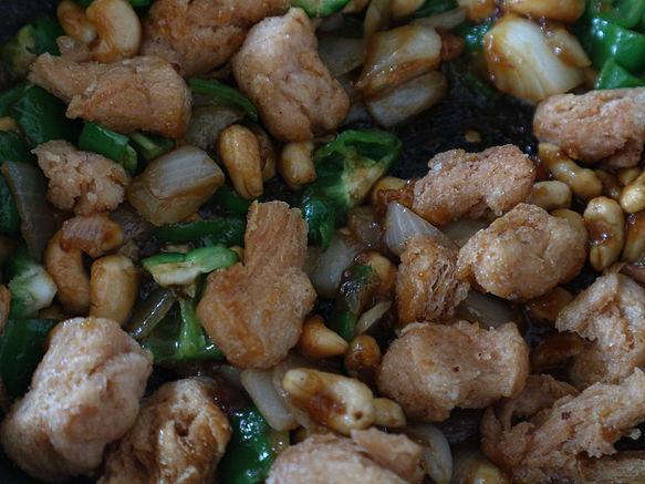 STIR FRIED SOY MEAT and CASHEW