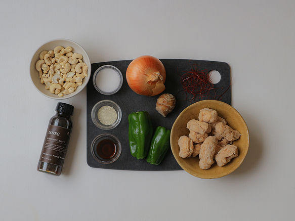 STIR FRIED SOY MEAT and CASHEW