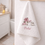 Miniature : Serviette enfant personnalisée brodée, suspendue, linge de bain enfant fait main