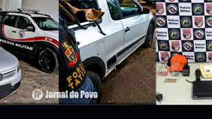 Força Tática da PM recupera veículo e materiais furtados e prende ladrão, na zona sul de Marília