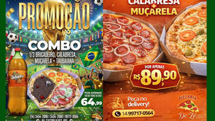 Tempo ótimo para saborear pizzas com ótimas promoções na Pizzaria do Zé. Vem pra cá ou peça delivery 