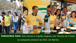 Apoio raiz de Dani Alonso e Capitão Augusto ao governador Tarcísio de Freitas resultou em grandes conquistas para Marília e região 