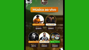 Começa hoje a programação especial do O Buteco Esmeralda no feriado prolongado. Confira e vem pra cá!