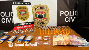 Traficante é preso ao oferecer drogas para policiais da DISE em viatura descaracterizada, na zona sul de Marília