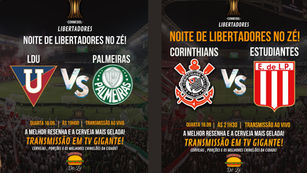 Venha assistir os jogos decisivos da Libertadores na Lanchonete do Zé, hoje!