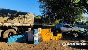 Polícia Rodoviária apreende quase 2 mil caixas de canetas emagrecedoras escondidas em carga de arroz