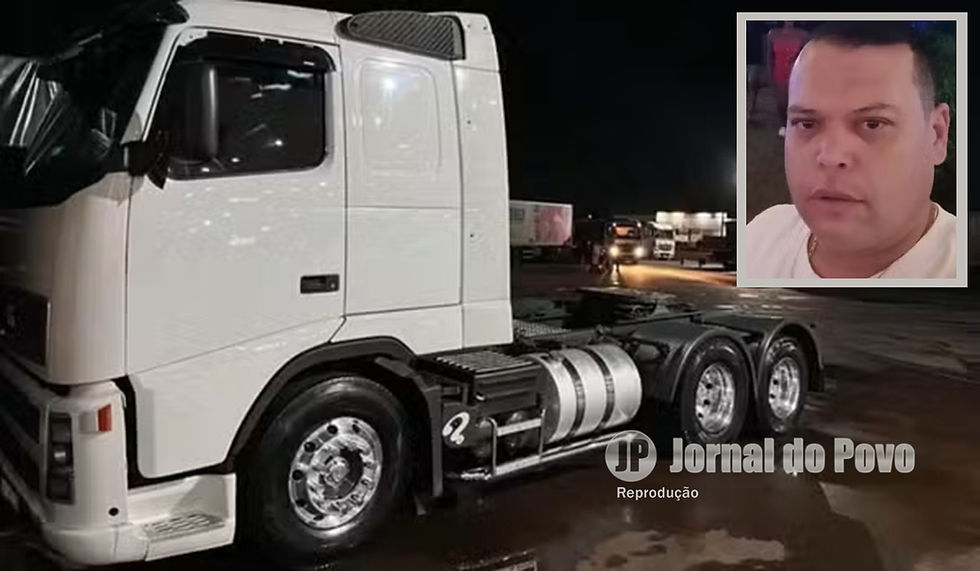 Polícia prende casal acusado de matar caminhoneiro, jogar o corpo no rio com pedra amarrada nos pés e colocar fogo no caminhão
