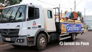 Operação Cata-Treco segue pelos bairros Julieta e Santa Antonieta, na zona norte de Marília