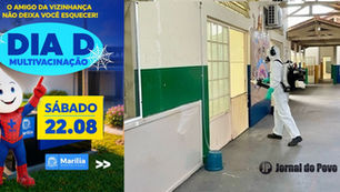Prefeitura de Marília promove neste sábado o Dia D da vacinação contra a Influenza e ação de nebulização de combate a dengue 