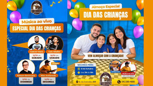 Hoje tem a tradicional feijoada com cardápio variado e música ao vivo no O Buteco Esmeralda. Também tem programação especial do Dia das Crianças. Vem pra cá!!!