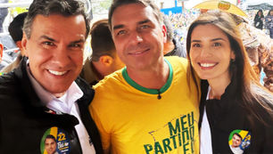 PRESIDENTE: Dani Alonso e Capitão Augusto coordenam campanha de Flávio Bolsonaro no interior