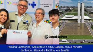 Vereadora Fabiana Camarinha encaminha pautas de solicitações em Brasília. "Boas notícias para a população da nossa cidade", afirmou