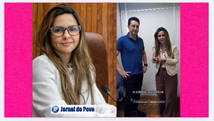 Em audiência com o deputado federal Rodrigo Gambale, a vereadora Fabiana Camarinha enaltece medidas de combate à violência contra mulheres 