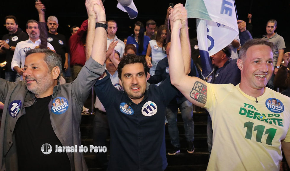 Multidão lota Golden Palace em megaevento de Rogerinho com Vinicius Camarinha e Guilherme Derrite