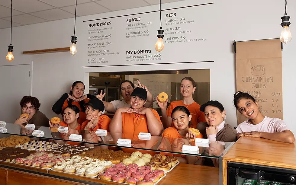 Mama's Donuts kitchen storefront Tauranga Bay of Plenty NZ