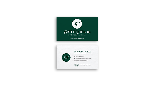 Sisterfields Business Card