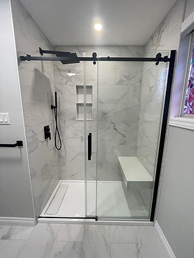 Custom tile shower