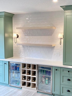 Tile accent wall
