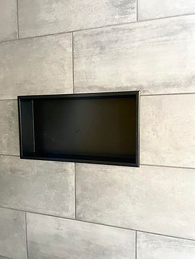 Shower niche insert