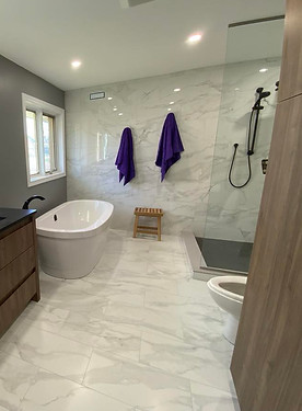 Tiled bathroom