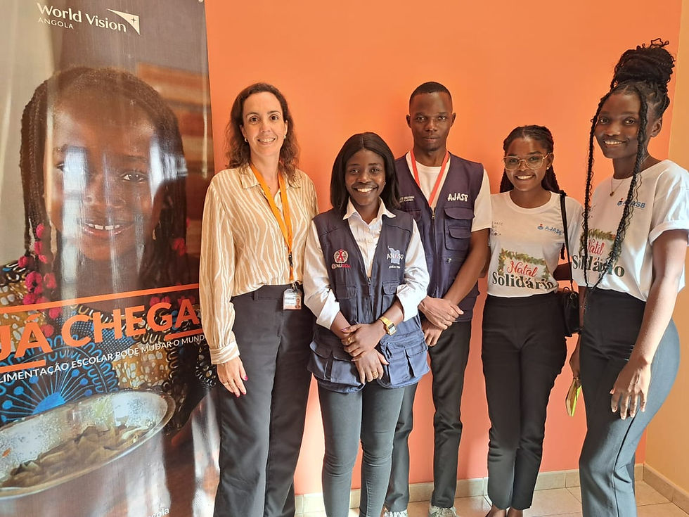 AJASB Reúne-se com a World Vision Angola para Fortalecer Parcerias no Âmbito de Workshop Regional sobre VIH, Saúde Sexual e Igualdade de Gênero