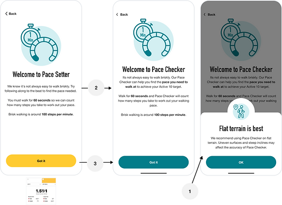 Welcome screen