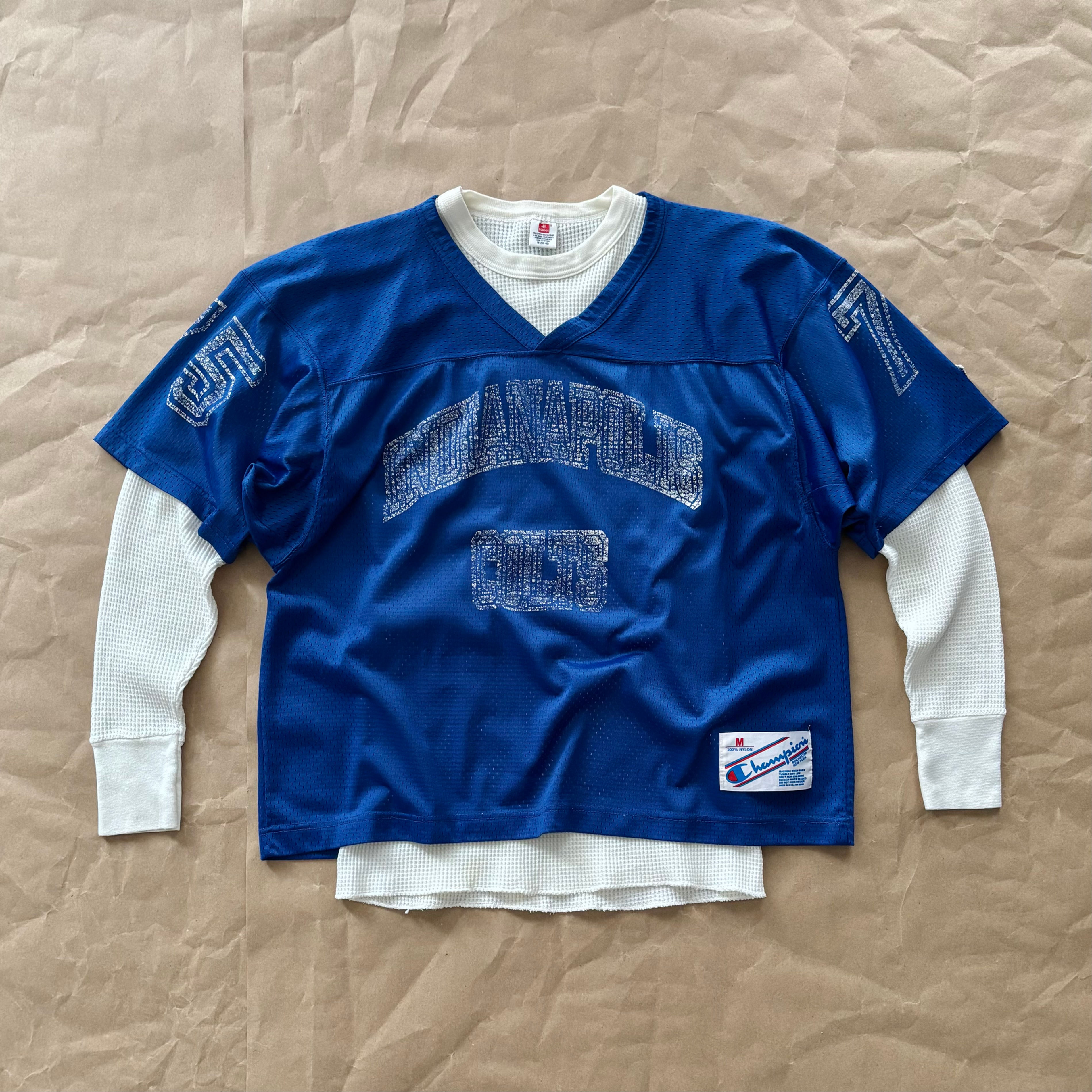 Vintage Champion Jersey & White Long Sleeve, S-M