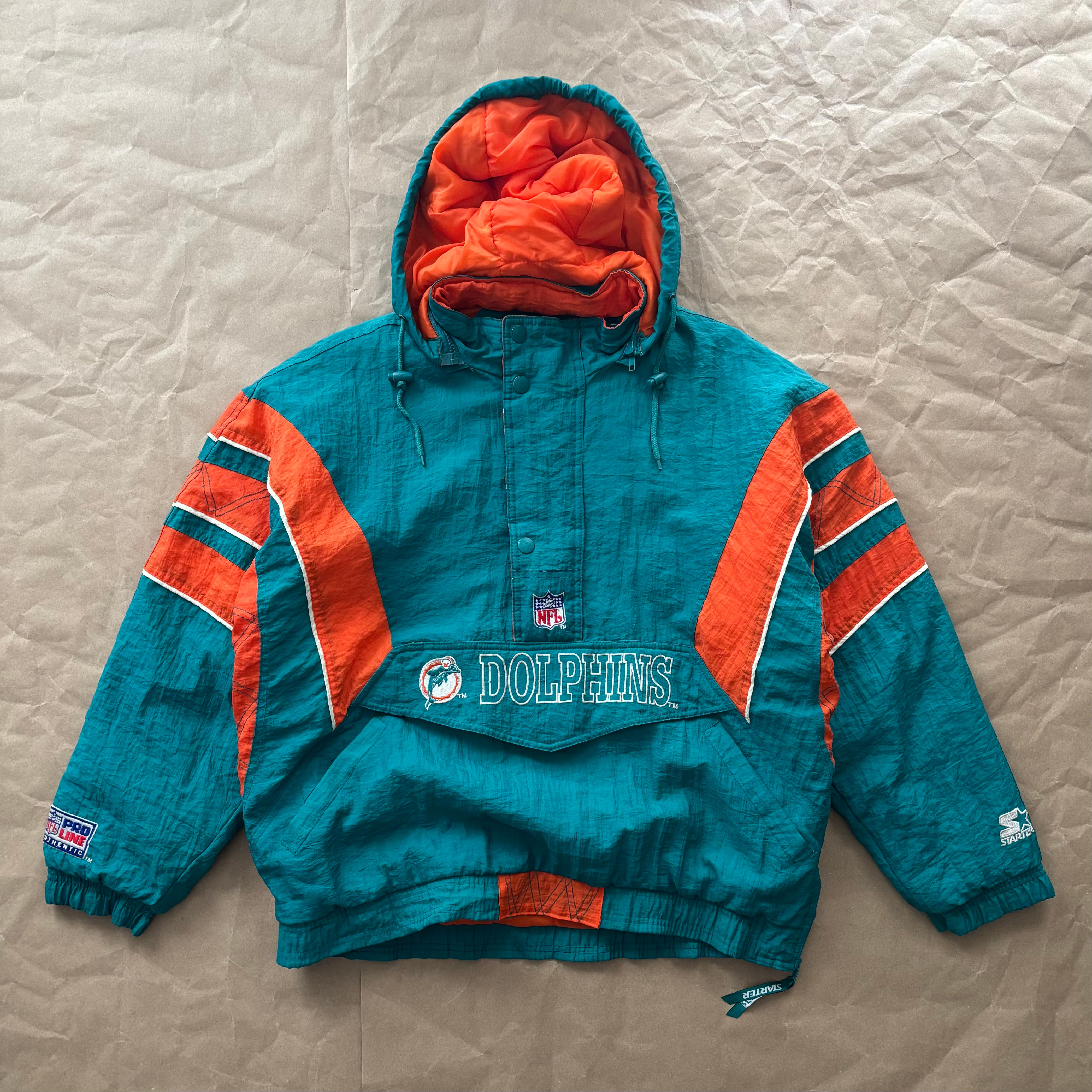 Vintage Starter Miami Dolphins Jacket, L