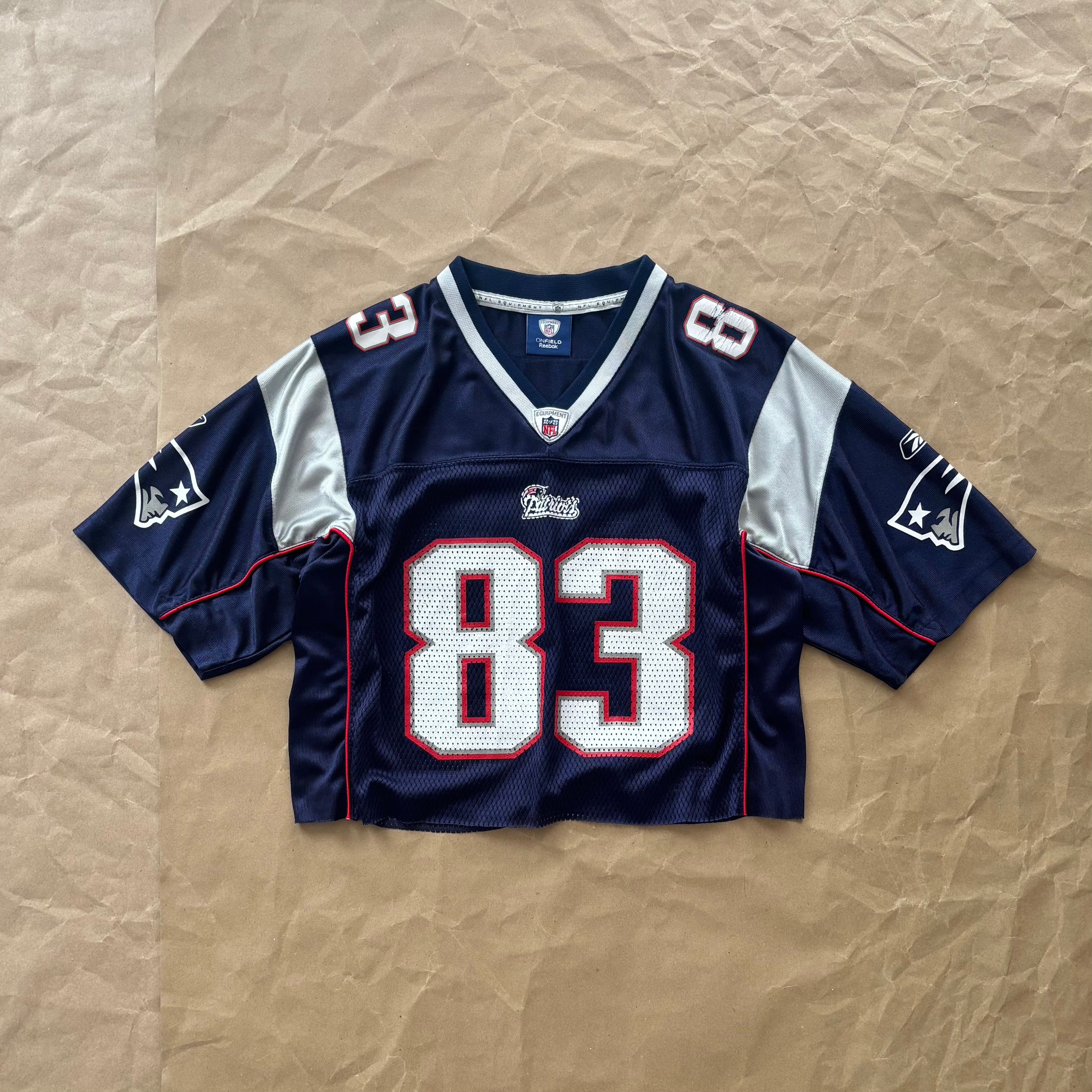 Y2K Reebok Patriots Crop Jersey