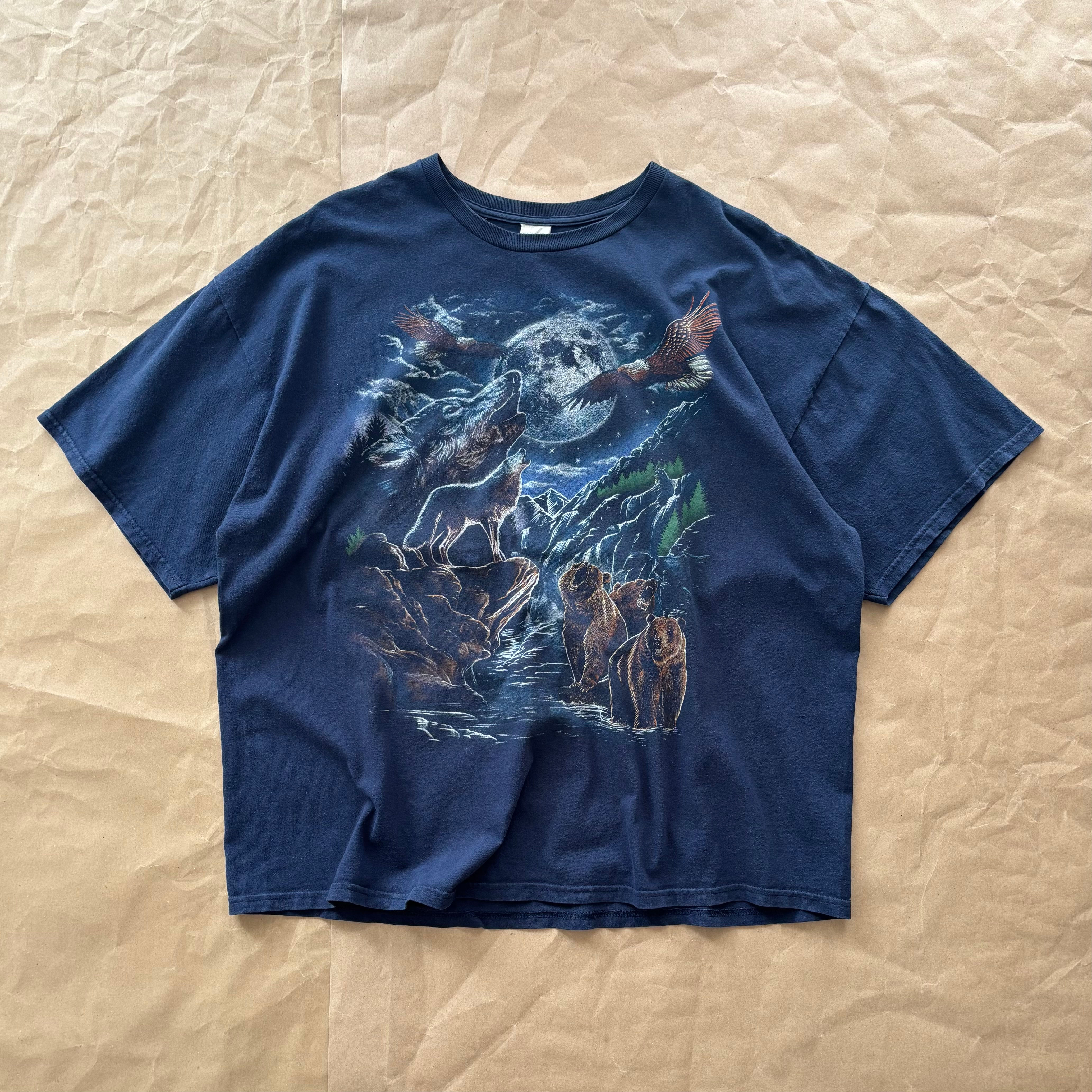 Vintage Animal Print Tee, XL