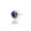 Thumbnail: Junipurr Jewelry - Amethyst Bezel - White Gold - Threadless End
