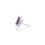Thumbnail: Junipurr Jewelry - Bat with Amethyst  - White Gold - Threadless End