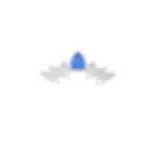 Deborah – Sapphire Blue – 14G Internally Threaded End