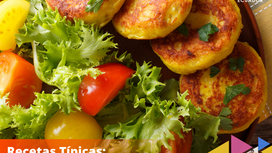 Recetas típicas: Llapingachos.