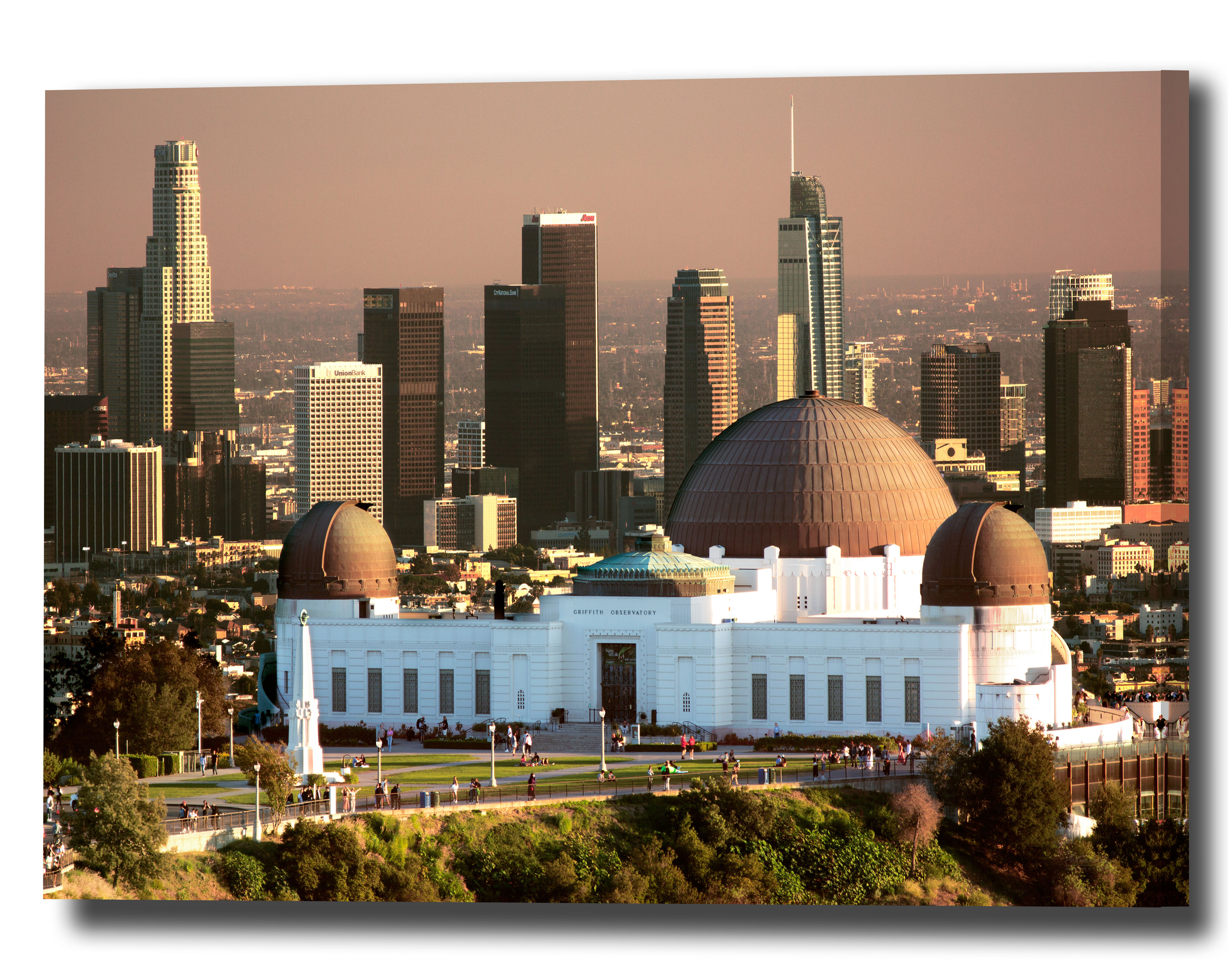 Griffith Observatory at Sunset Los Angeles California