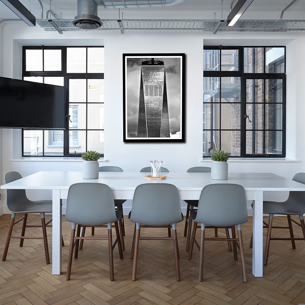 Thumbnail: One World Freedom Tower Manhattan Black and White New York City