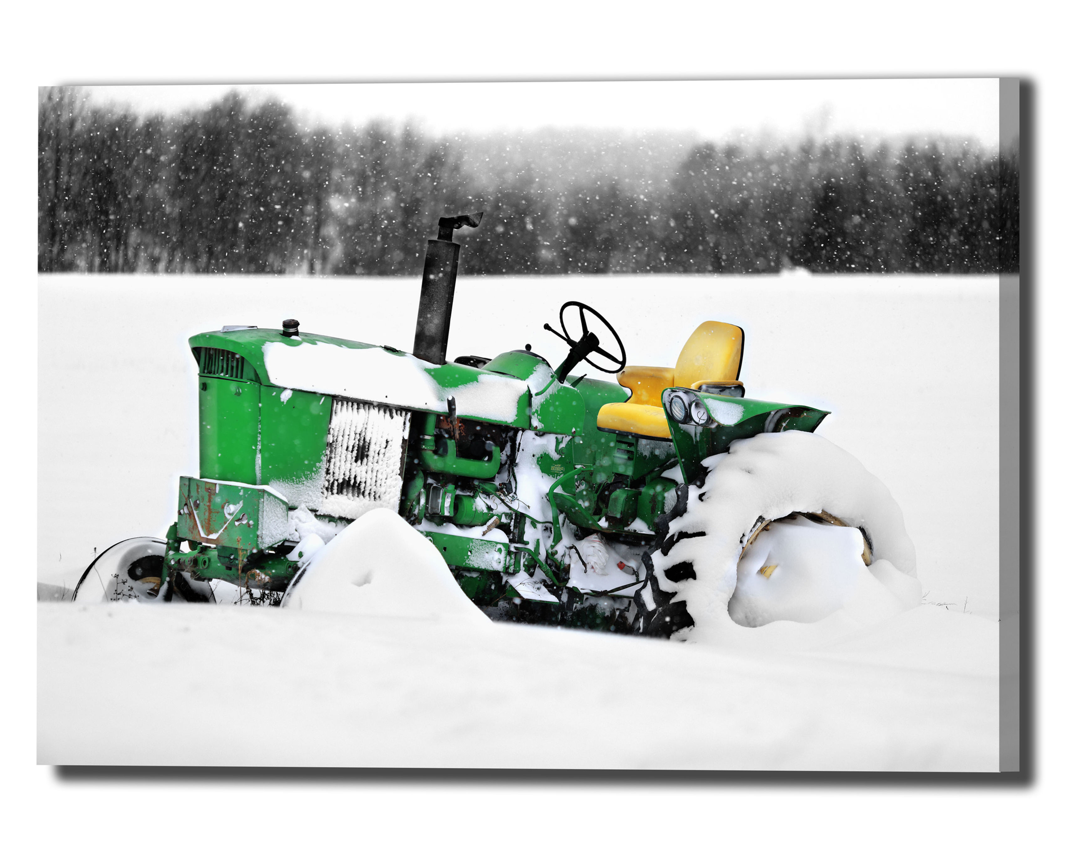 Tractor in Snow