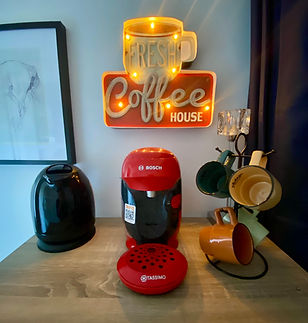 Coin tisanière machine à café