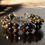 Miniature : Bracelet femme large Oeil de Tigre marron
