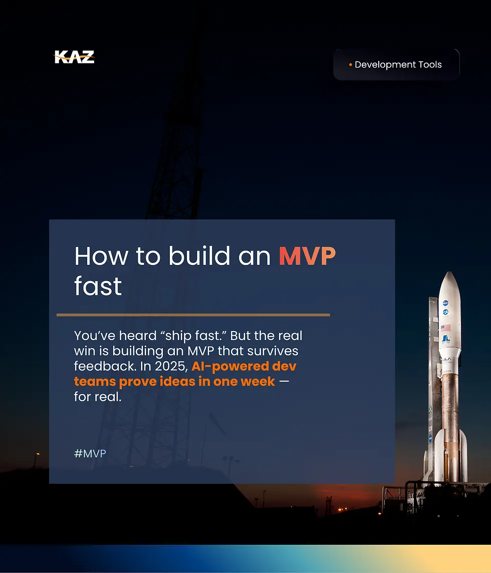 The one-week MVP: how developers actually ship fast