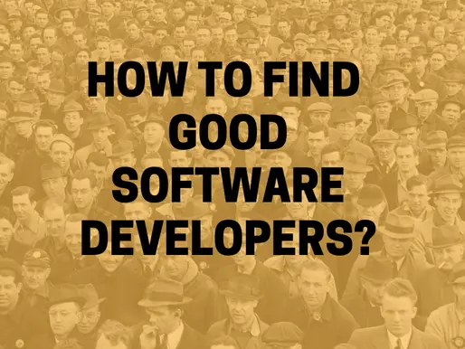 How to find a good software developer?