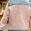 Miniature : Veste Cocoon T.XL - Jean/Plaid Blanc et Rose
